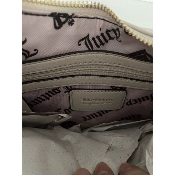 Juicy Couture Dreamy Juicy Shoulder Bag Sage Crystal Blue Bling Viral NEW - Picture 13 of 13